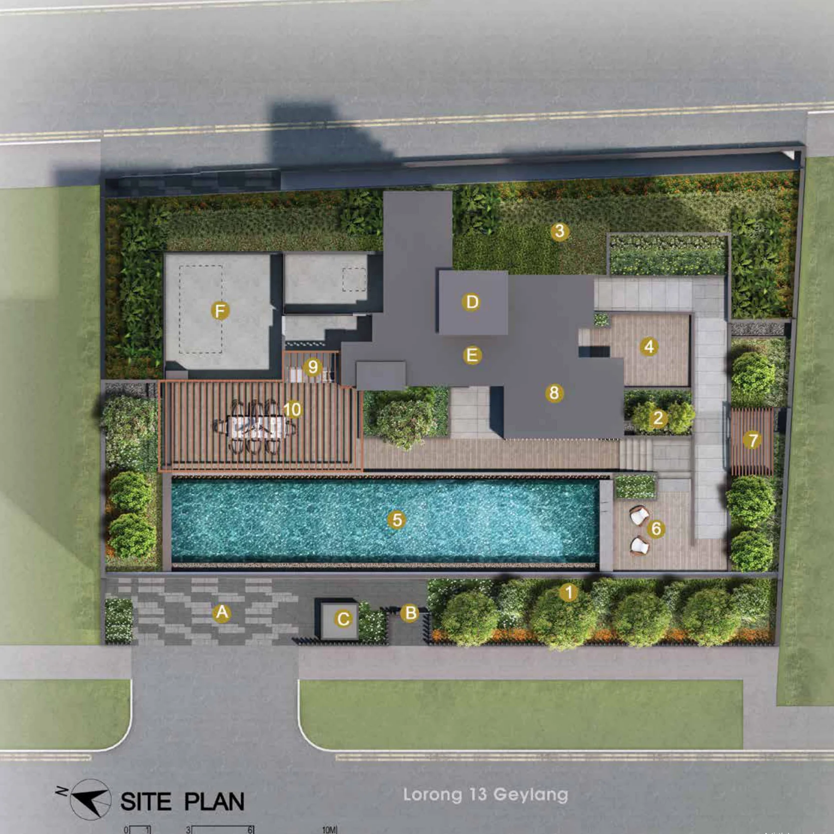 Site plan of Gems Ville