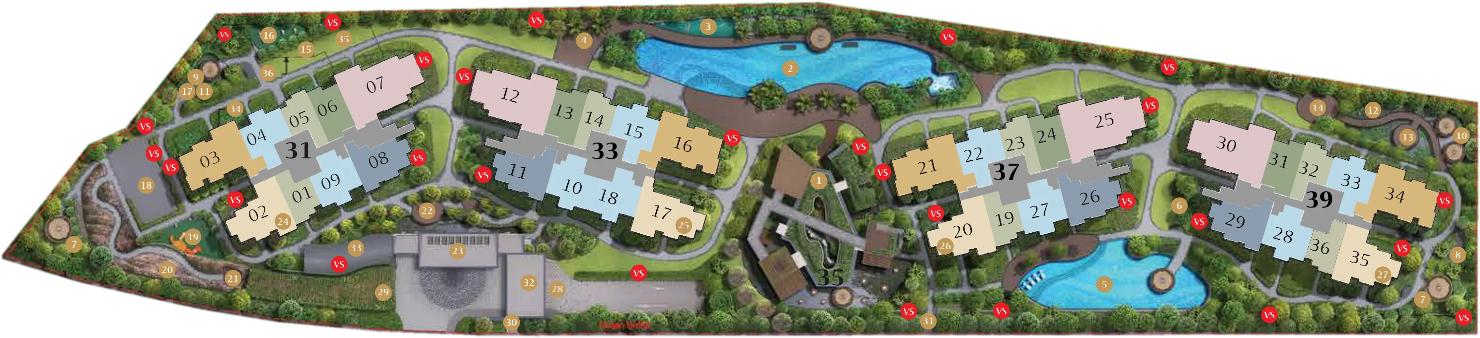 Site plan of Kassia