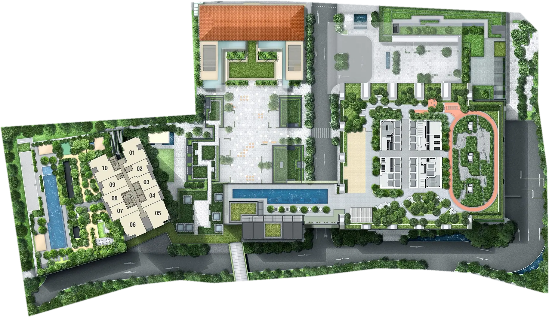 Site plan of Midtown Bay