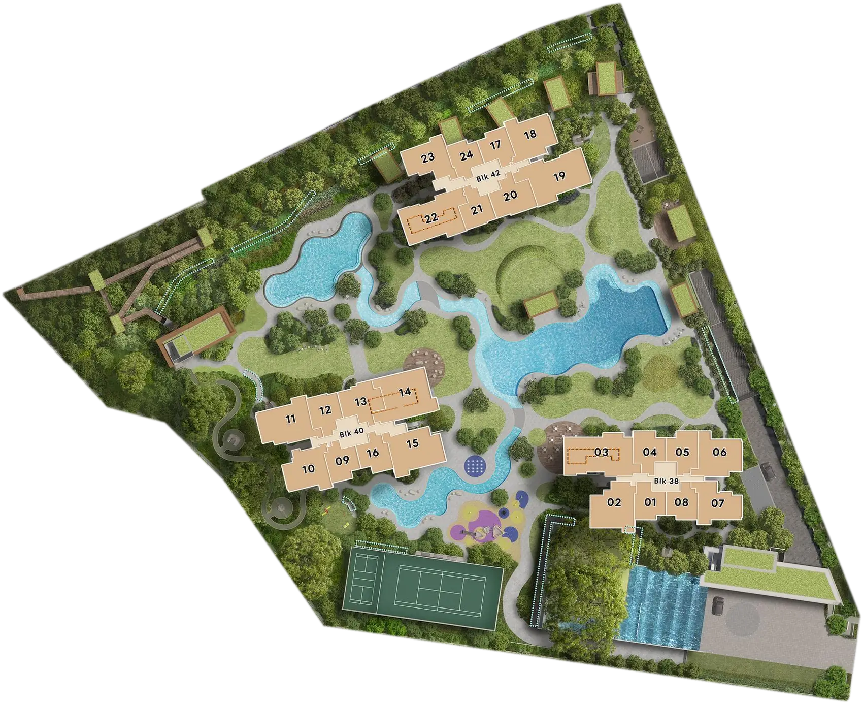 Site plan of Nava Grove
