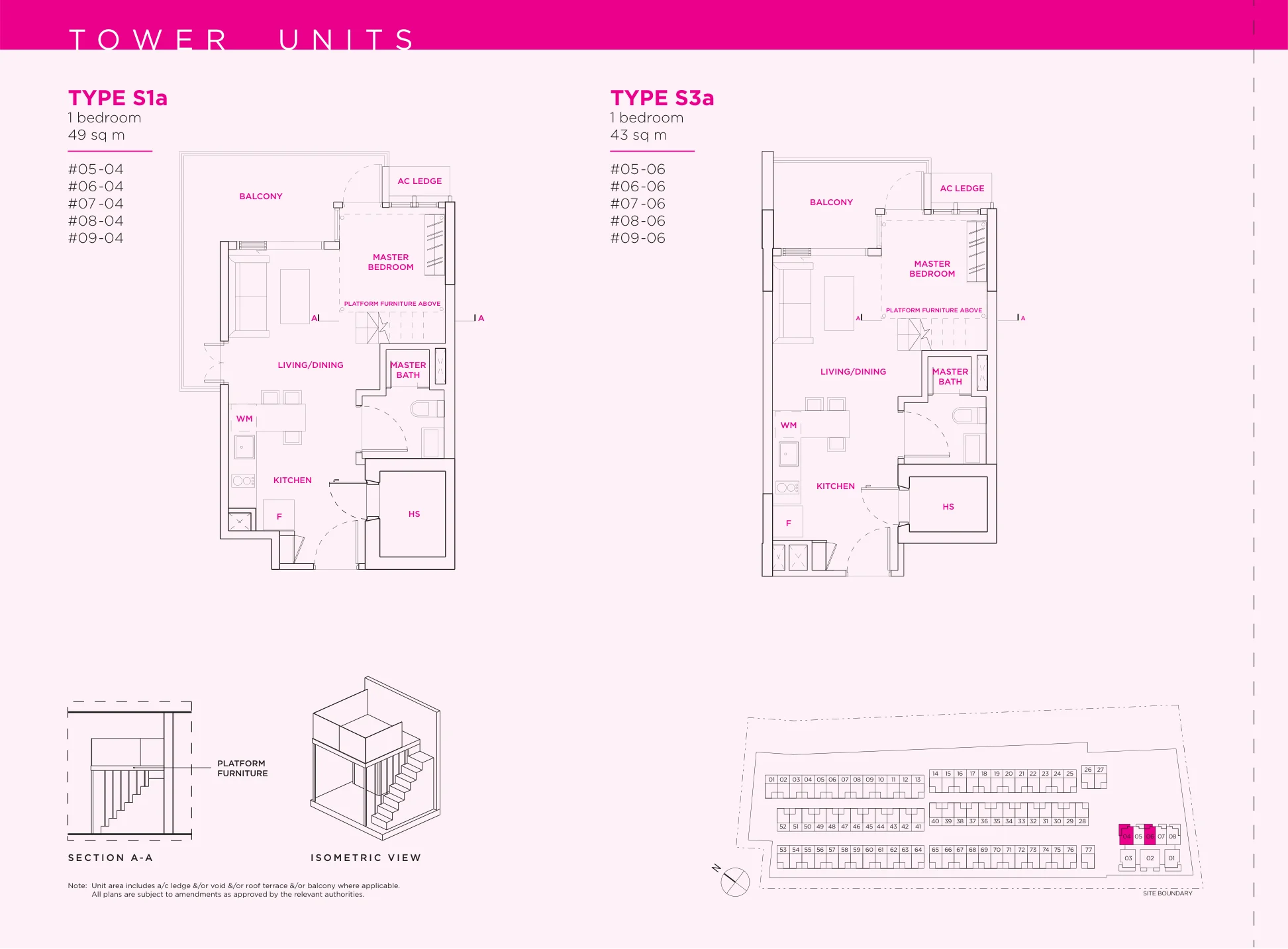 NEWest floor plan, type S3a: 1-Bedroom, 463 sq ft