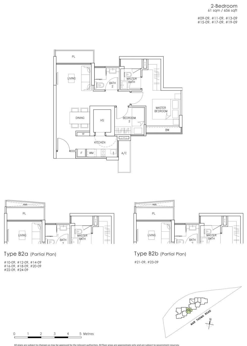 Riverbay floor plan, type B2: 2-Bedroom, 656 sq ft