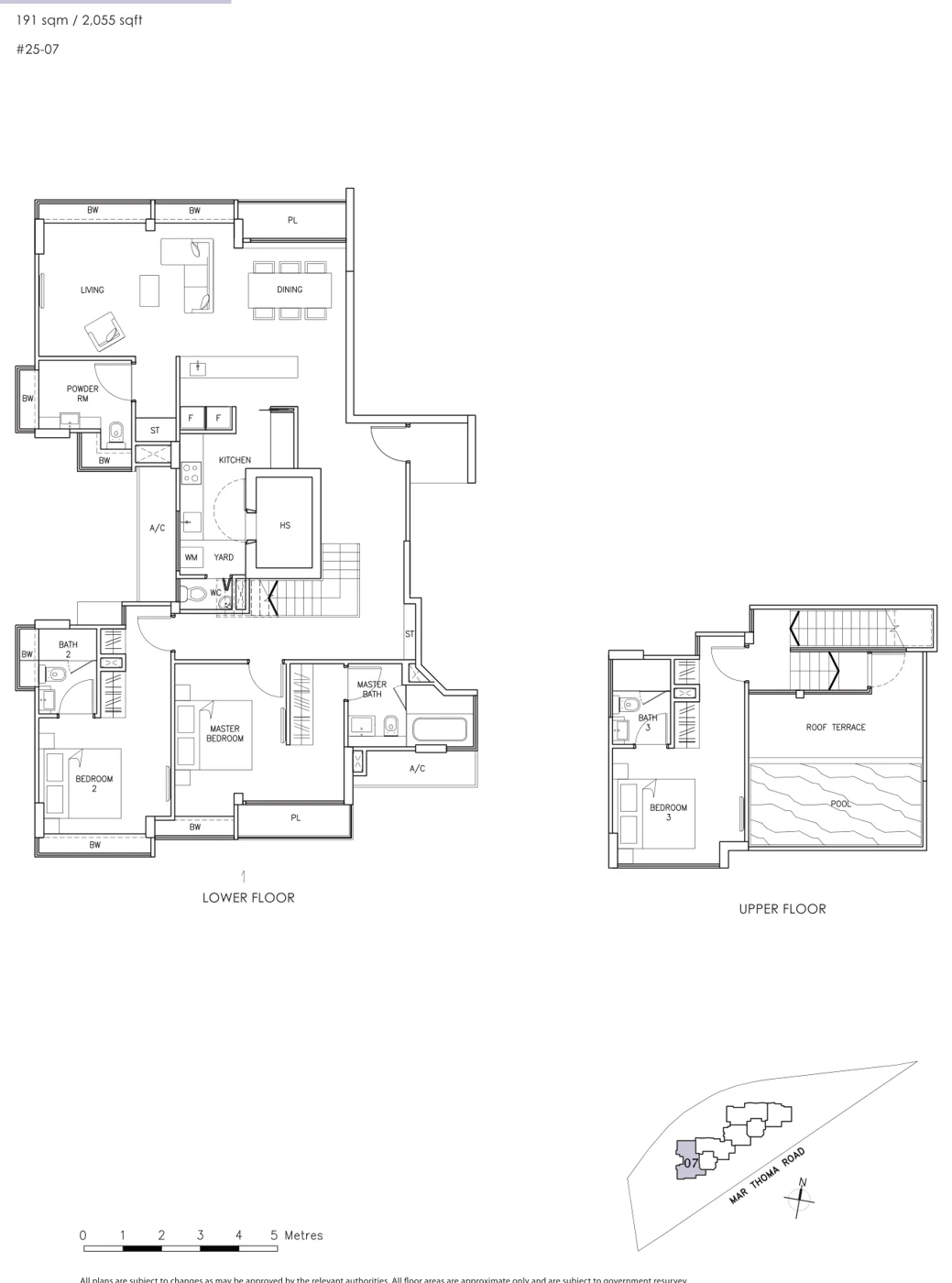 Riverbay floor plan, type PH3: Penthouse (two levels), 2,056 sq ft