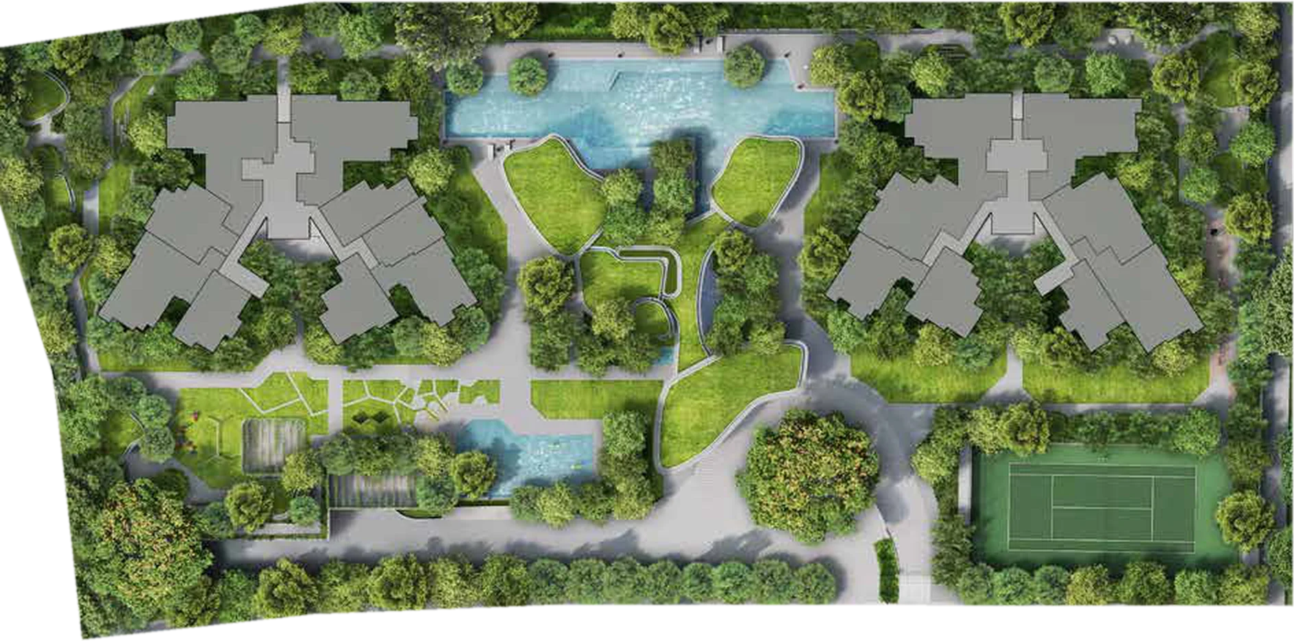 Site plan of The LakeGarden Residences