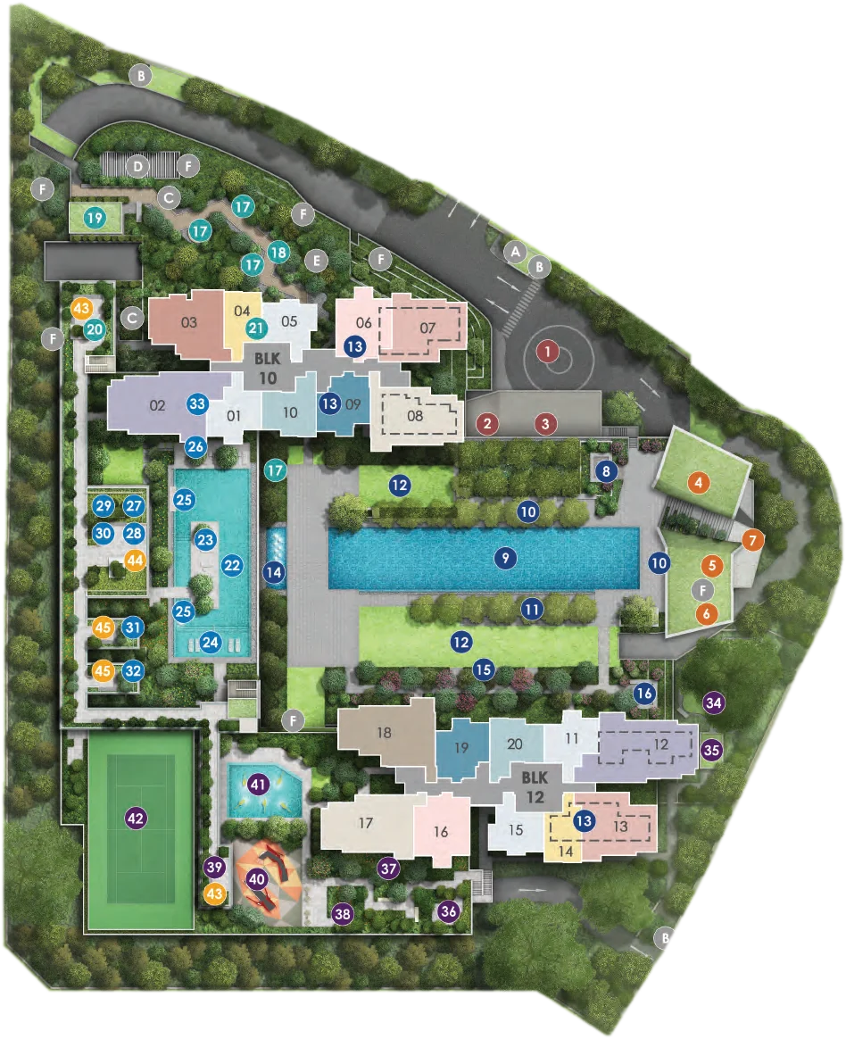 Site plan of The Orie