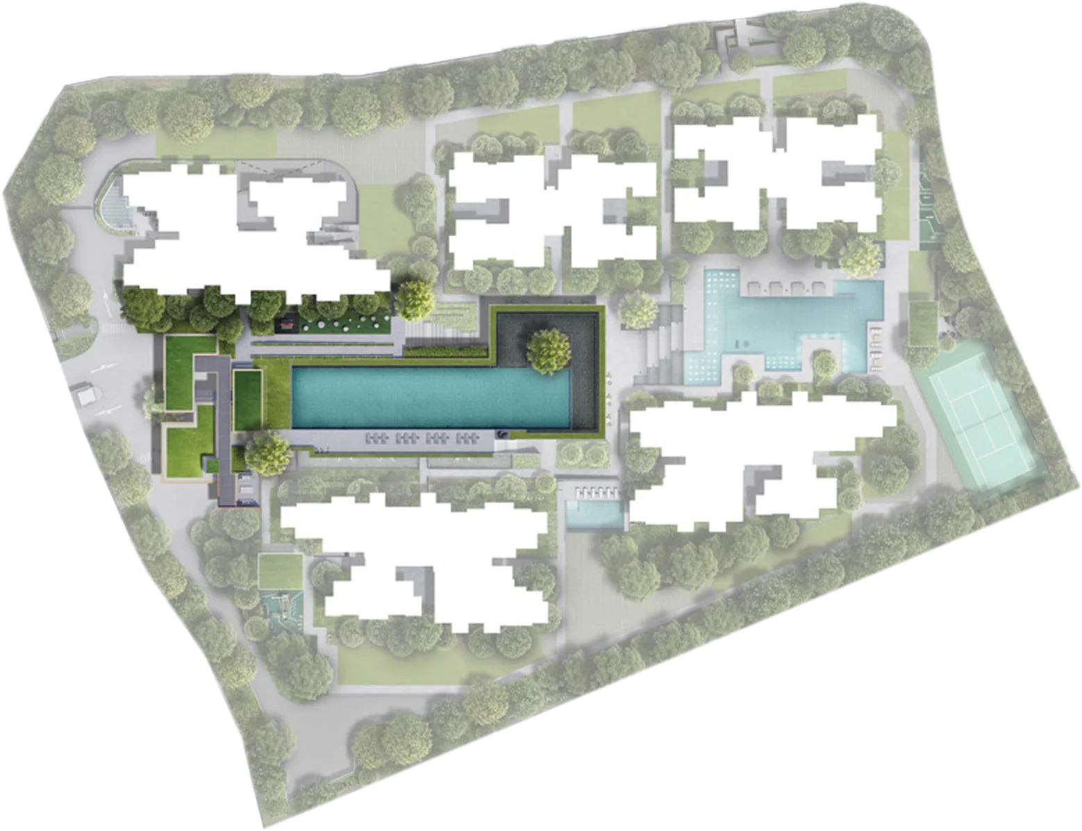 Site plan of The Sen
