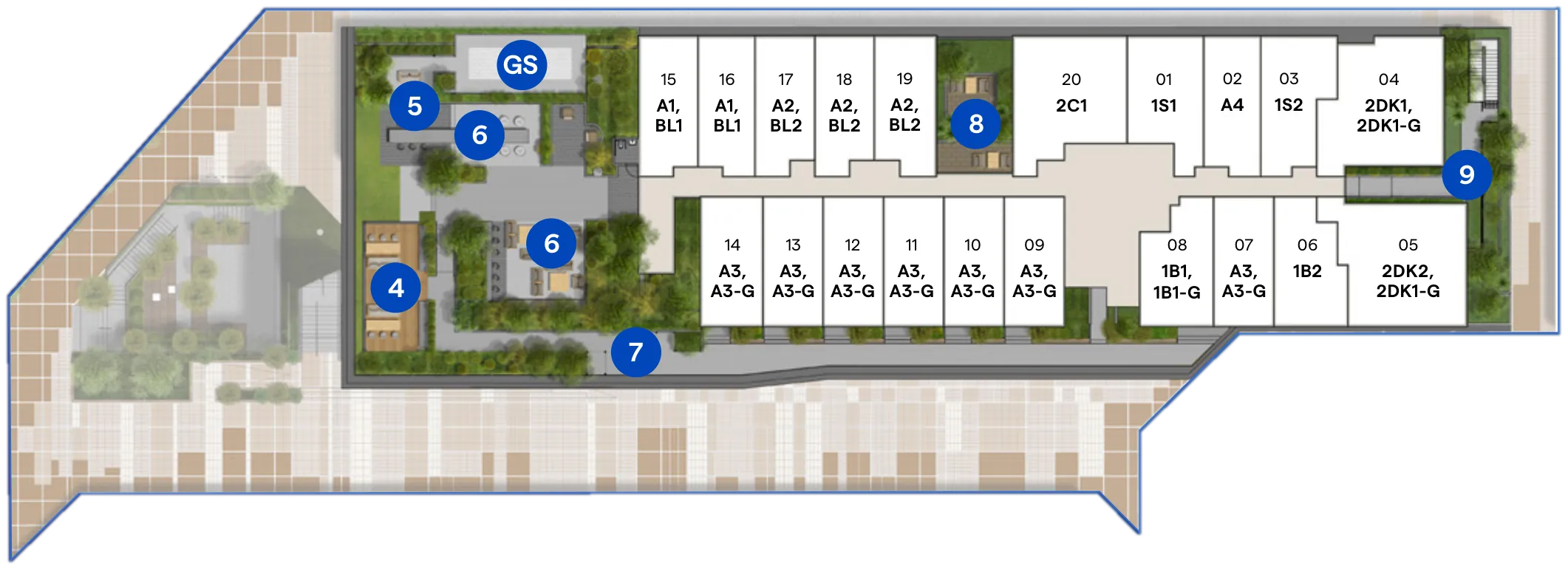 Site plan of TMW Maxwell