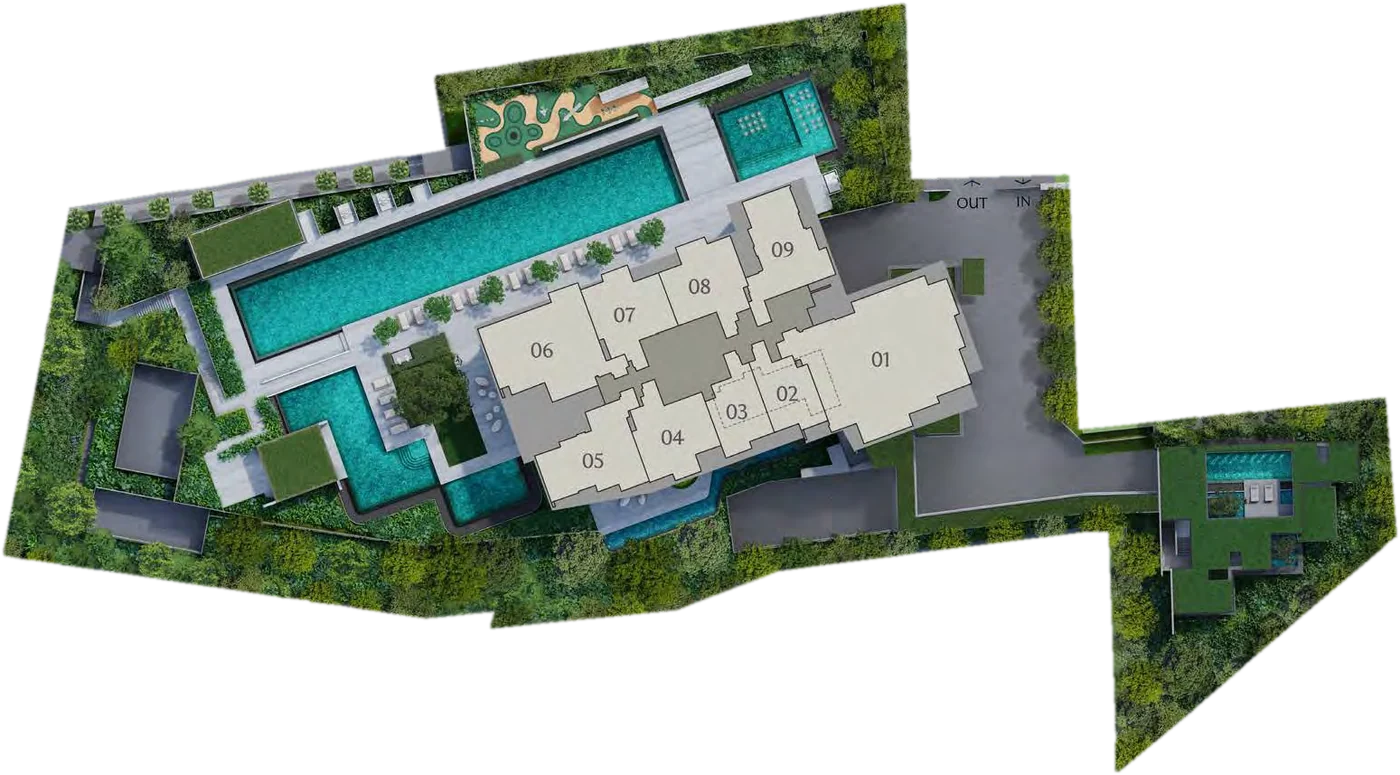 Site plan of Upperhouse @ Orchard Boulevard